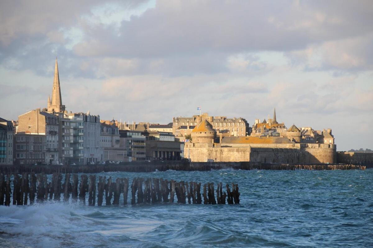 L'Ostra 0, Appartement Haut Standing Front De Mer A Cancale Sur Le Port De La Houle 외부 사진