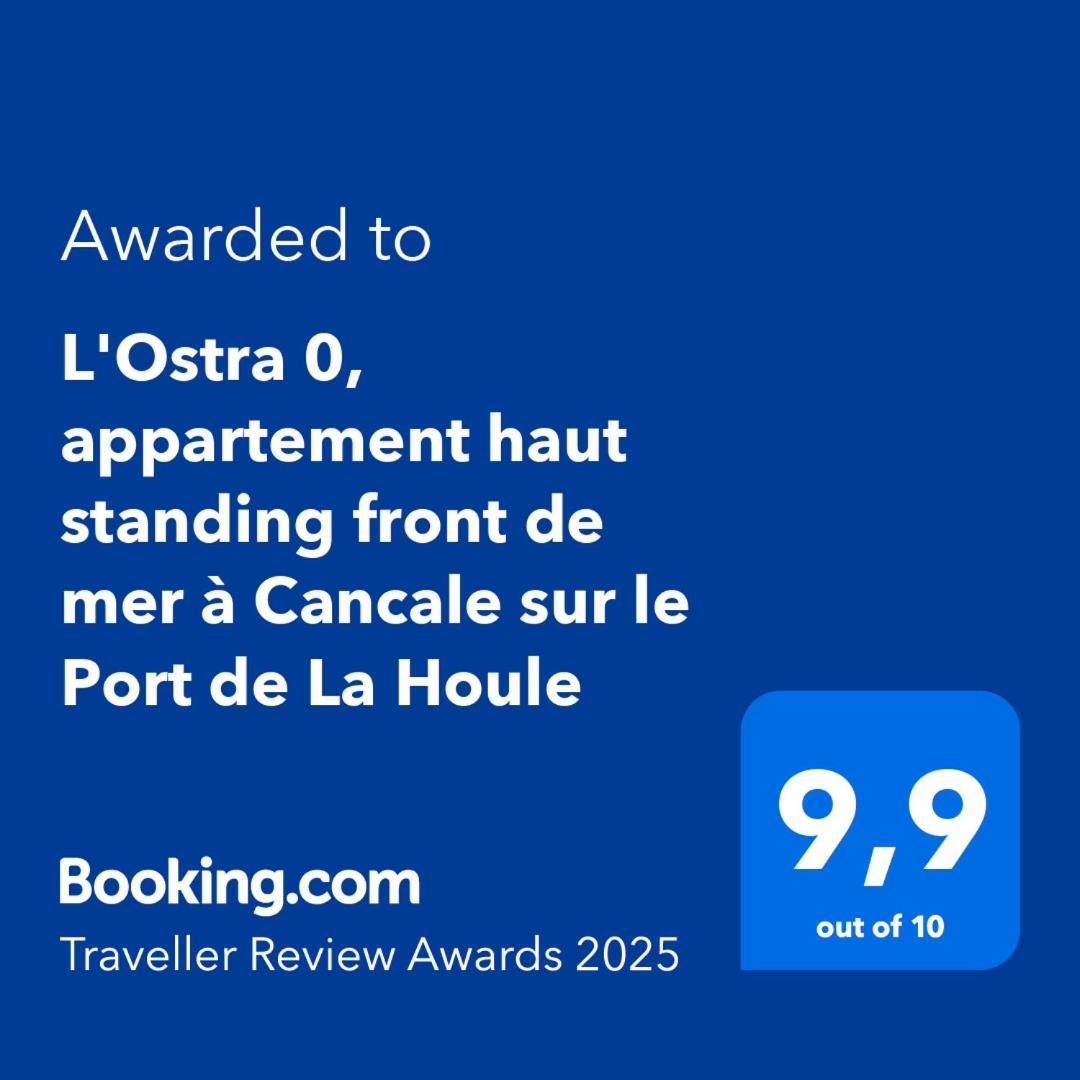 L'Ostra 0, Appartement Haut Standing Front De Mer A Cancale Sur Le Port De La Houle 외부 사진